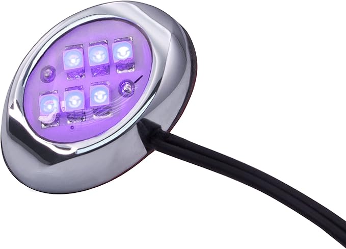 Oznium LED Modules (Round Chrome, UV LED)