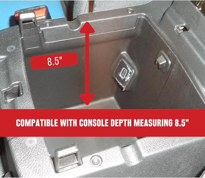 for Wrangler JL Center Console Organizer Gun Safe Box with Key Lock for Jeep Wrangler JL JLU 2018-Present for Gladiator JT 2020-Present Black Storage Accessories