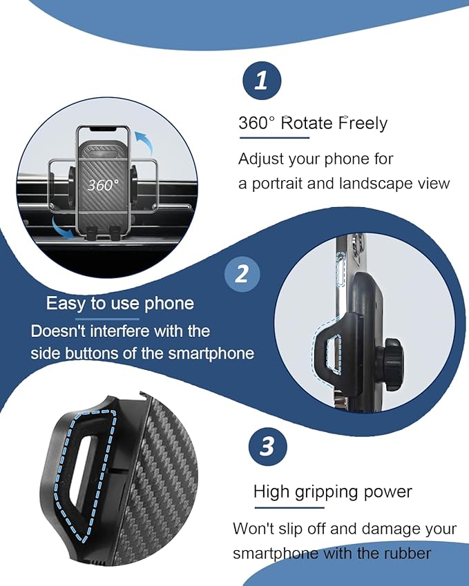 oricarmes Mazda CX-5 Phone Mount, Custom Fit 2017-present, Compatible with All Cell Phones