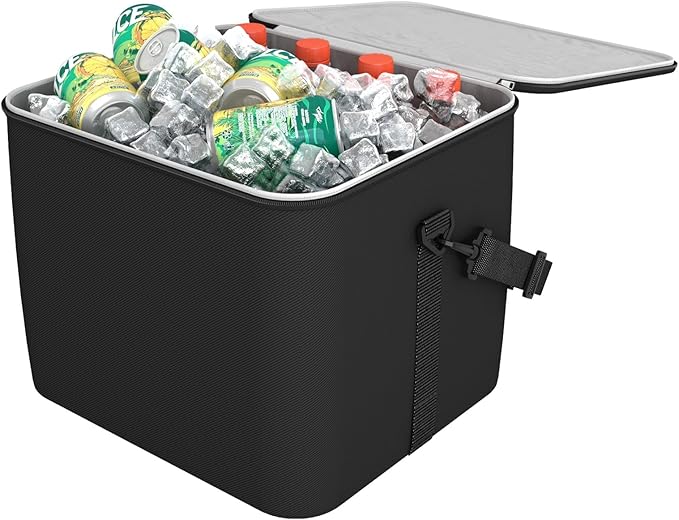 HOTOR Cooler Bag for Trunk Organizer - Portable Cooler for Car Organizer, Leakproof Car Cooler for Vehicle, Soft Small Cooler Fits Trunk Organizer with Cooler for Car & SUV