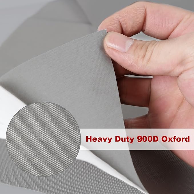 Tuszom 900D 3PCS (28.5" L*19" W) RV Cover Repair kit Waterproof Heavy Duty Self-Adhesive Canvas Patch Repair kit for Boat Cover RV Cover