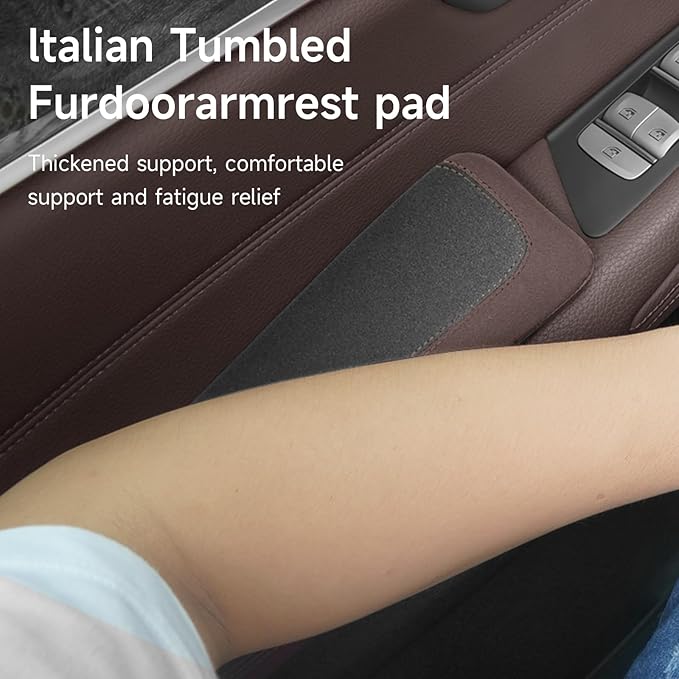 Alcantane Elbow Rest: Memory Foam Support for Car Legs and Knee, Anti-Fatigue