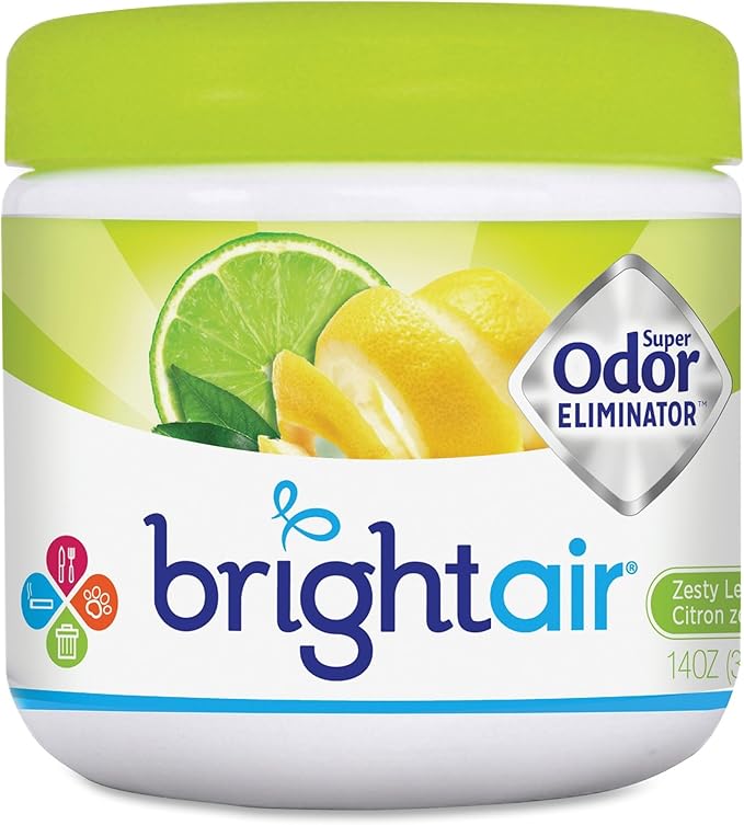 Bright Air 900248 Zesty Lemon and Lime Scent Air Freshener, 1 Pack