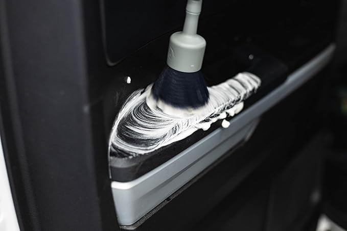 Detail Factory - Large Domed Drill Brush - Soft Bristle Drill Brush Attachment for Curved Surfaces & Car Detailing
