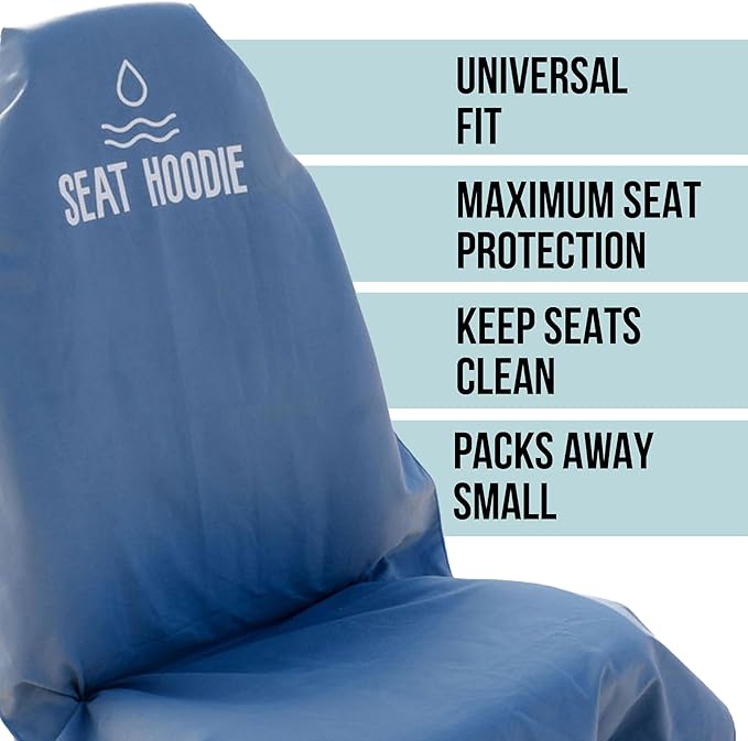 Car Seat Towel | Premium Microfiber Towel Seat Covers for Cars | Universal Fit & Machine Washable | Portable Car Seat Towel Cover After Gym, Yoga, Beach Navy