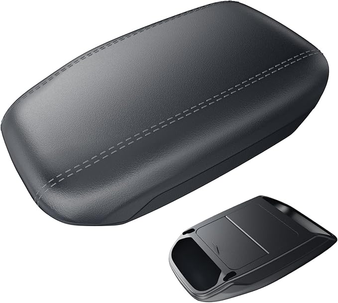 SXCY for 2024 2025 2026 Ford Ranger Armrest Cover (w/Privacy Storage) for 2024 2025 2026 Ford Ranger XL/XLT/Lariat/Raptor Accessories 2025 2026 Ranger Center Console Cover Silicone Full Cover