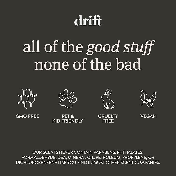 Drift Car Air Freshener - The Original Wood Air Freshener - Car Odor Eliminator - Long Lasting Scent - Metal Clip - Clean Ingredients - Coconut & Pistachio Scent 3 Pack Refill - NO CLIP INCLUDED