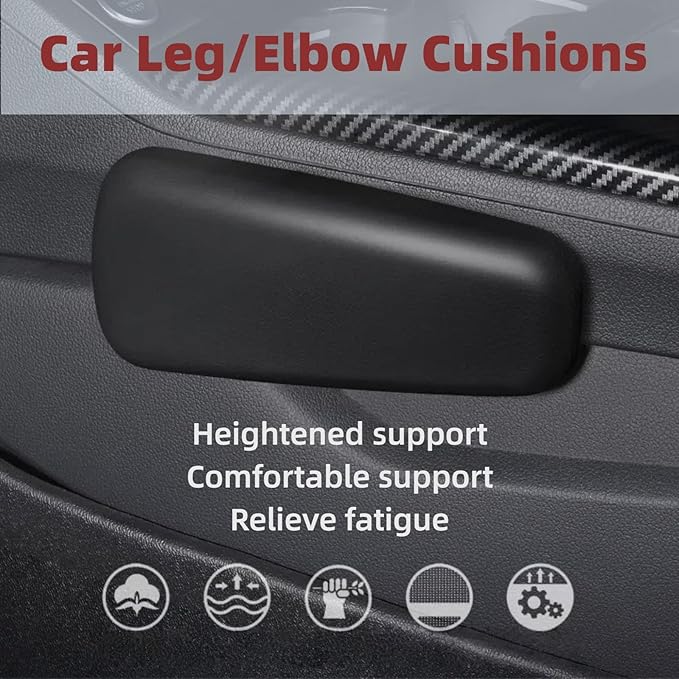Car Center Console Knee pad, car armrest Support Pillow, car Knee pad, car Knee pad, Elbow pad, Soft arm pad, car Interior Accessories, Truck Accessories 2 Pack