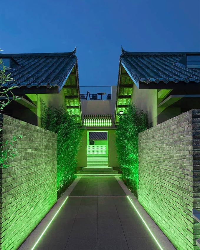 YM E-Bright Green Led Strip Lights,16.4ft / 5M 600 SMD Waterproof IP68 Flexible Decoration for Cars Motorcycle Stage Wedding Party Event Garden Underwater Outdoor Indoor (No Power Adapter)