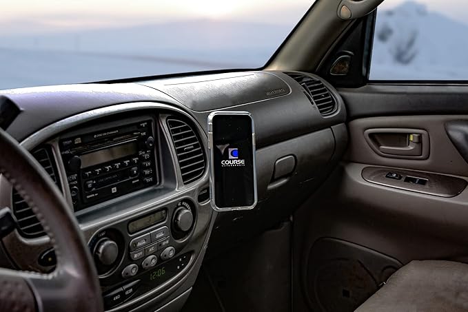 Course Motorsports Direct Fit Phone Mount - Toyota Sequoia (2000-2006), Tundra (2000-2002) Compatible with All Phones - Manual Cradle