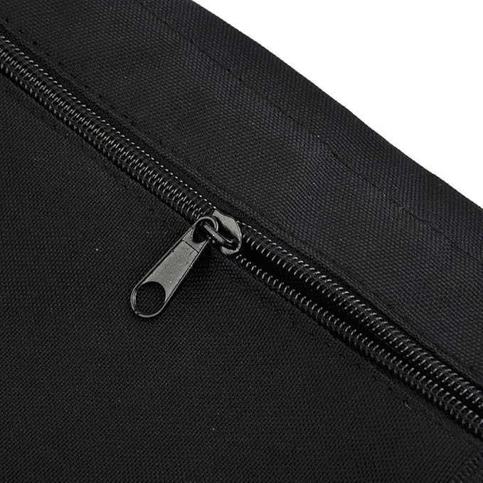 Car Glove Box Organizer Storage Folder for Vehicle Interior – Fit 600D Oxford Cloth Document Holder with Zippered Pocket and Elastic Loop, Black