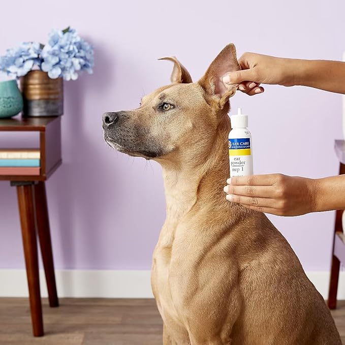 Miracle Care Ear Powder for Dogs and Cats, 12 Grams, Aids Hair Removal from Ear Canal, Keeps Ears Dry, Reduces Odor and Waxy Build Up