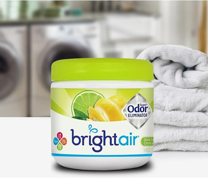 Bright Air 900248 Zesty Lemon and Lime Scent Air Freshener, 1 Pack