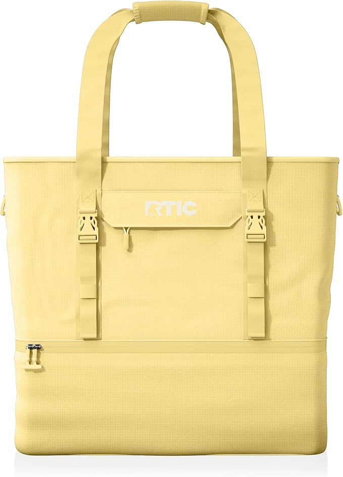 RTIC 2-in-1 Chillout Bag Soft Insulated Cooler Tote, Portable, for Lunch, Beach, Travel, Drink, Beverage, Car, Camping, Picnic, 24-Can Capacity,