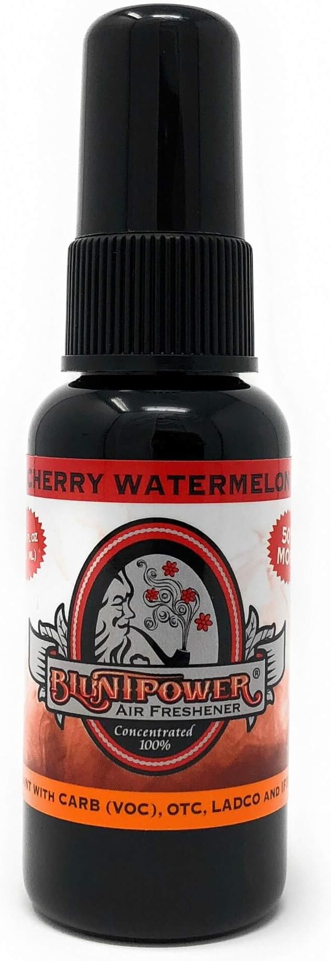 BluntPower Cherry Watermelon Concentrated Air Freshener for Room and Car - Oil-Based Diffuser Spray Bottle - Long-Lasting Bathroom, Car Freshener & Odor Eliminator (1 Pack)