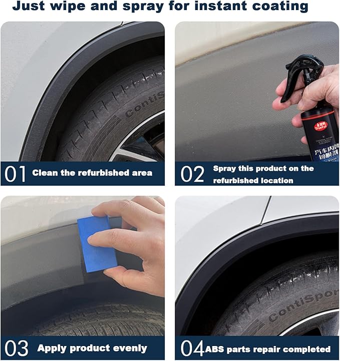 Car Trim Restorer | 300ml Interior Cleaner - Car Interior Coating Agent,for Vehicle Automotive SUV RV Dashboard Door Panel Center Console Bumper
