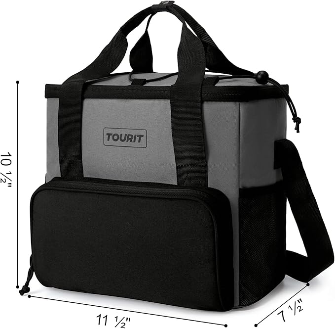 TOURIT Small Soft Cooler Bag Insulated, 24/35/46-Can Lunch Cooler Bag, Ice Chest, 14.6/24/32L Leakproof & Portable Coolers for Picnic, Beach, Camping, Work, Travel, Trip