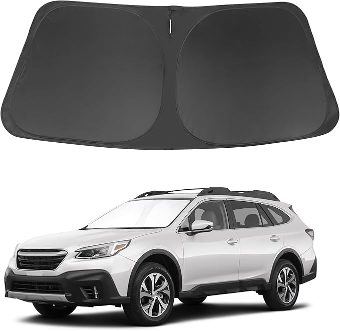Windshield Sun Shade Compatible with 2020-2024 2025 Subaru Outback SUV, Base, Premium, Limited, Touring Accessories Sun Visor Heat Protection Keeps Car Cool