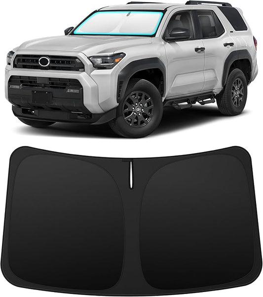 INSAUTO Custom Fit Windshield Sun Shade Accessories for Toyota 4Runner 2010-2025, Foldable Front Window Sunshade, UV & Heat Reflector, Keeps Interior Cool, Includes Storage Bag