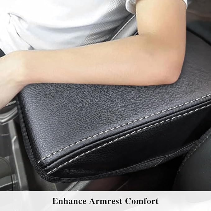 Car Center Console Armrest Cover for Honda Civic 2022-2025, Soft Armrest Pad Cover Protector Cushion for Honda Civic 2022 2023 2024 2025 Interior Accessories (Gray)