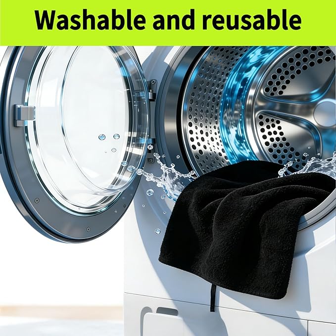 Leader Accessories Black Waterproof Sweat Towel Seat Cover Universal Non-Slip for Car Truck SUV Seat for Dog & Kid Workout Outdoor OR Sport Activities