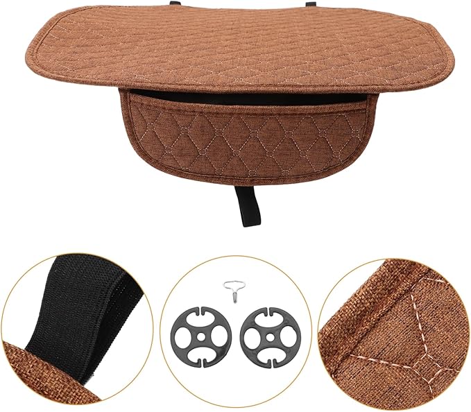 Zerodeko Car Seat Cushion Lumbar Pad Carseat Pad for Automobiles Decorative Waist Cushion