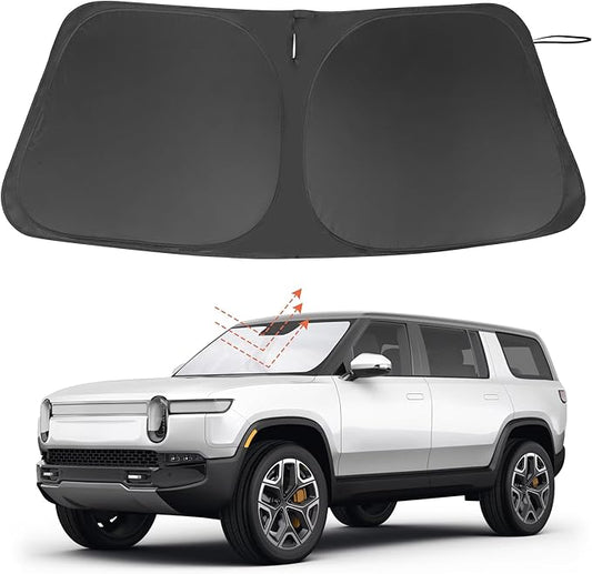 Windshield Sun Shade Custom Fit for 2023 2024 2025 2026 Chevrolet/Chevy Colorado Pickup Truck Prime Accessories Foldable Sunshade Sun Blocker Protect Car from Sun Rays & Heat Damage Keep Car Cooler
