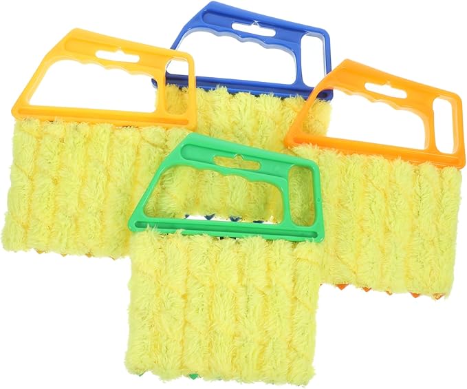 Ipetboom 8pcs Blinds Cleaner Duster Tool Compact Window Blinds Cleaning Brush Washable Duster for Air Conditioner Vents Efficient Dust Removal for Tight Spaces Lightweight Design