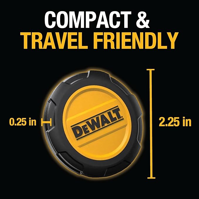 DEWALT Heavy Duty Wireless Charger, 15W Max Cell Phone Charger, Fast Wireless Charging Pad for MagSafe Compatible iPhone 17/16/15/14/13/12 Plus Pro Max, Includes Wall Mounting Plate (No AC Adapter)