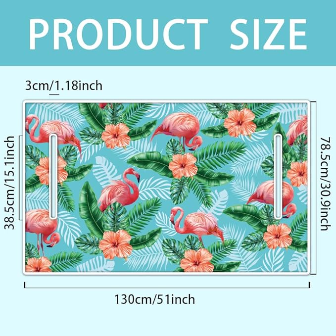 ORIGACH Flamingos Golf Cart Seat Covers, Comfortable Cooling Golf Cart Blanket Towel, 100% Microfiber, Fits EZGO, Club Car, and More 2-Seat Golf Carts, 51x31inch