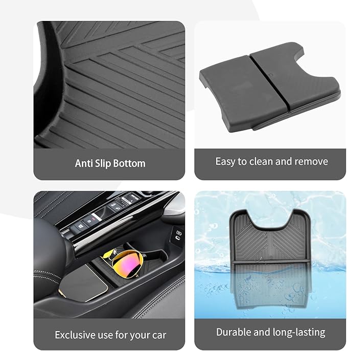 CDEFG 2023 2024 2025 2026 2027 HR-V Center Console Organizer Tray for 2023-2026 2027 Honda HRV HR-V Lower Console Tray Storage Box Floor Tray HR V Interior Accessories (Lower Console)