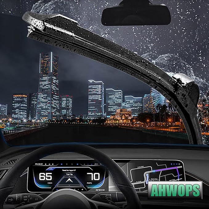 OEM All Season Wiper Blades for 1995-2011 Ford Ranger,1997-2001 Jeep Cherokee,2006-2009 Jeep Commander Wiper Blades, Genuine Replacement (18 inch + 18 inch) For My Car
