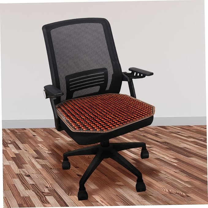 Car Beads Seat Cover Car Seat Cover Wooden Beads Summer Car Seat Cover Wooden Bead Cool Car Cushion Mat for Home Office Summer Chair Cushion.