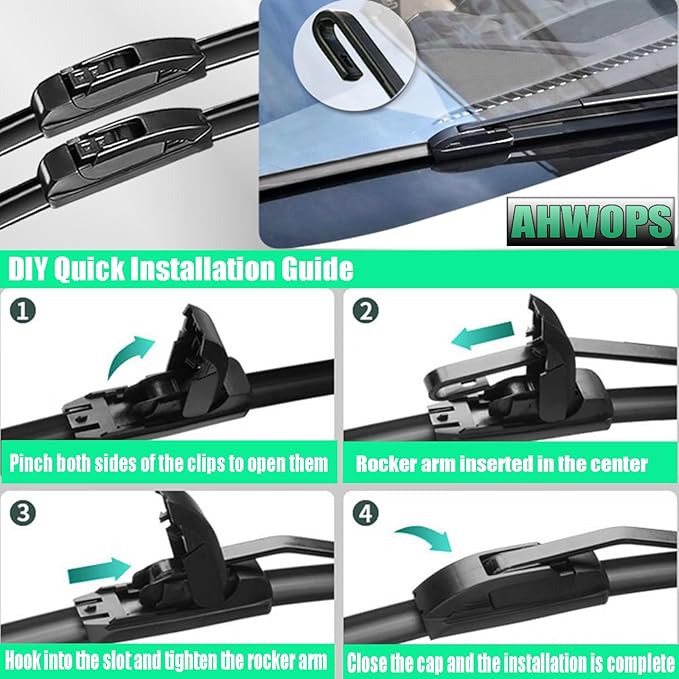 3 Wiper Front and Rear Wiper Blades for Acura MDX 2014-2020, OE Original Style (26″/20″ Front/14″ Rear) For My Car