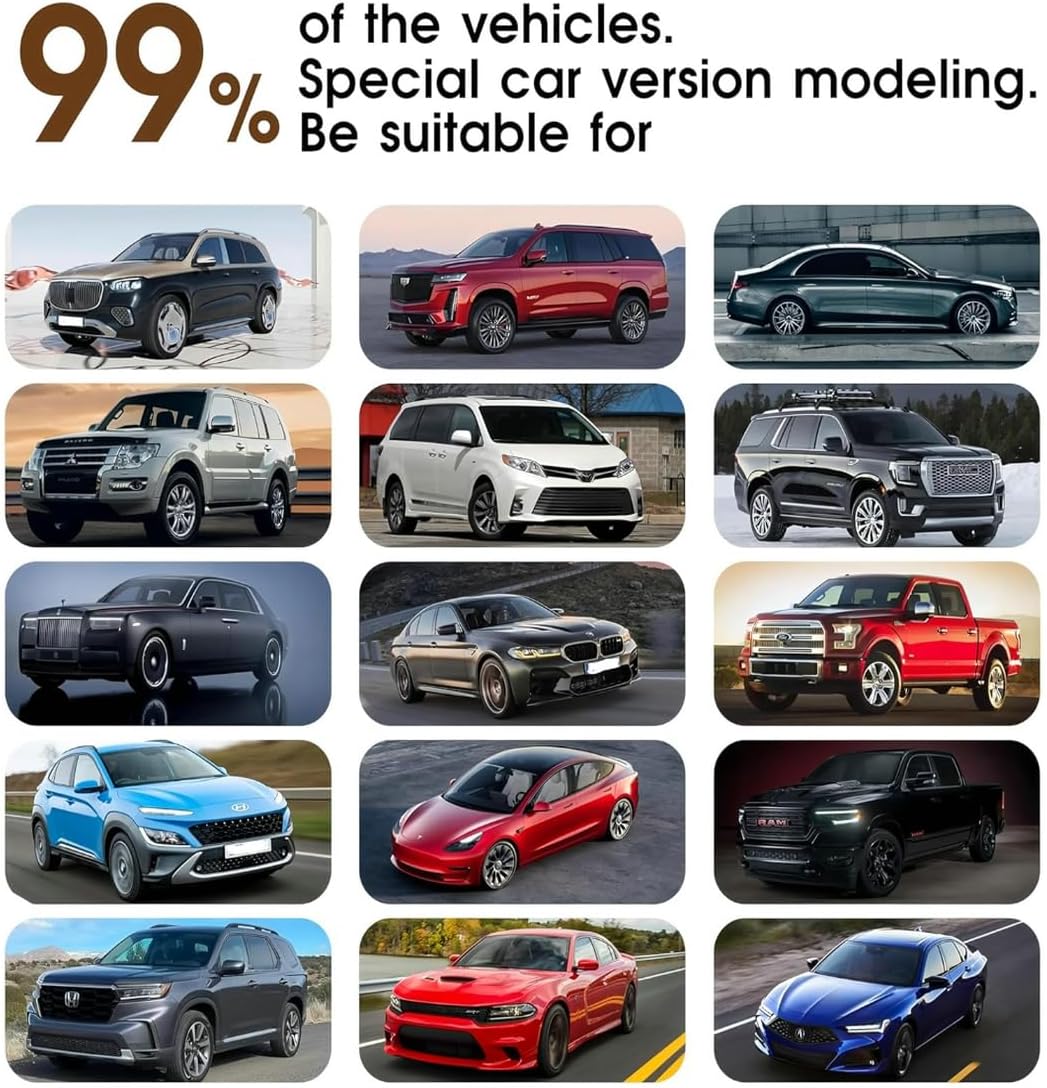 Custom Personalized Floor Mats for Cars，Luxury Full Coverage All Car Floor Mats，Anti-Slip Leather Car Mat Set ，Custom Floor Mats for 99% of Cars, Trucks & SUVs. (Sky Blue)