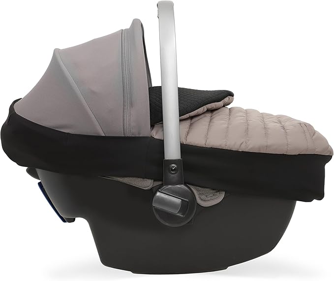 Little Unicorn Winter Car Seat Cover | Premium Insulated Fabric | Universal Fit & Easy to Install | Travel Bag Included (Mushroom)