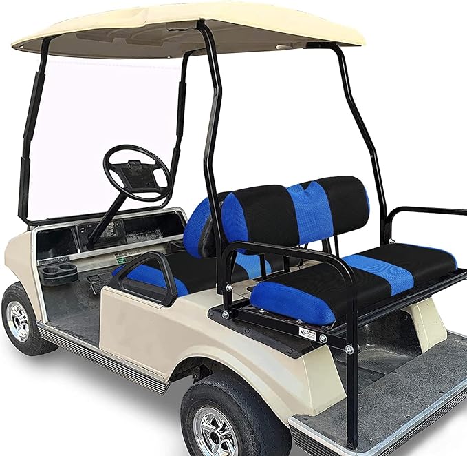 4 Passenger Golf Cart Seat Covers for Club Car DS Golf Carts OME Ordinary Seats, DS Golf Cart Seat Cover Front and Rear/Back, Washable Seat Cover