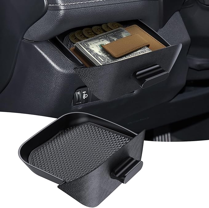 DIAMOOKY Upgraded Center Console Organizer Compatible with Toyota RAV4 2025 2024 2023 2022 2021 2020 2019 Interior Accessories, Drivers Side Cubby Drawer Organizer Storage Box