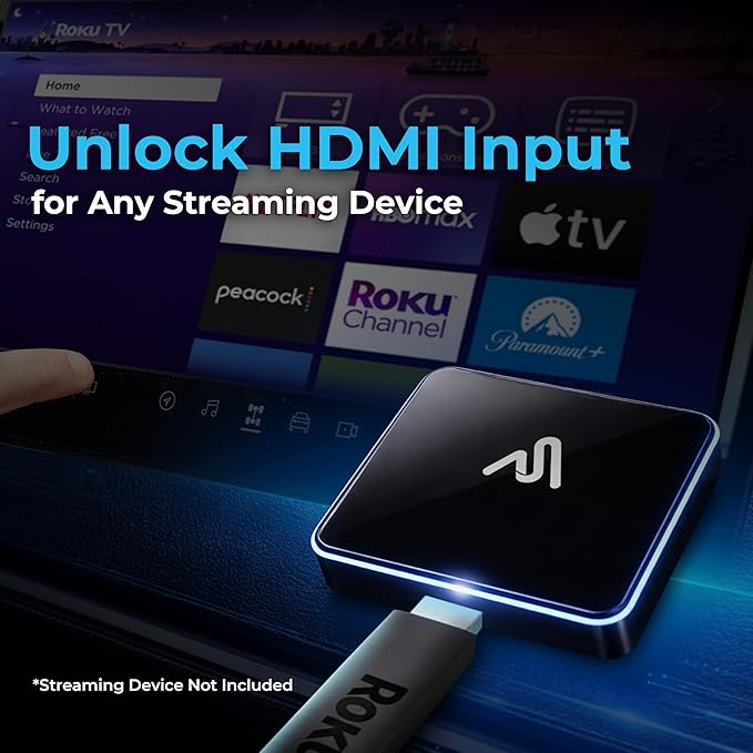 CarPlay TV Adapter - Convert Any Wired CarPlay to Wireless CarPlay - Plug in a TV Stick to Stream Netflix, YouTube, and More Right from Your car’s infotainment Screen