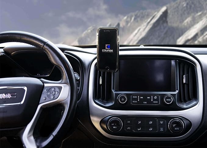 Course Motorsports Direct Fit Phone Mount - Chevrolet Colorado/GMC (Canyon 2015+) Compatible with All Phones - Manual Cradle