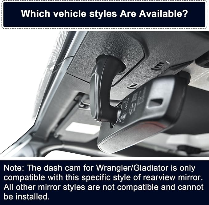 Mangoal Front 4K & Rear 1080P Dash Cam Custom Fit for Jeep Gladiator JT 2020 2021 2022 2023 & Wrangler JL 2018-2023 etc, UHD 2160P, App & WiFi,128GB Card