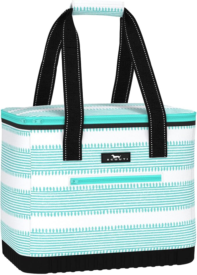 SCOUT The Stiff One - Large, Soft, Lightweight, Insulated Cooler with Hard Bottom, Beach, Family, Travel, Picnic Cooler