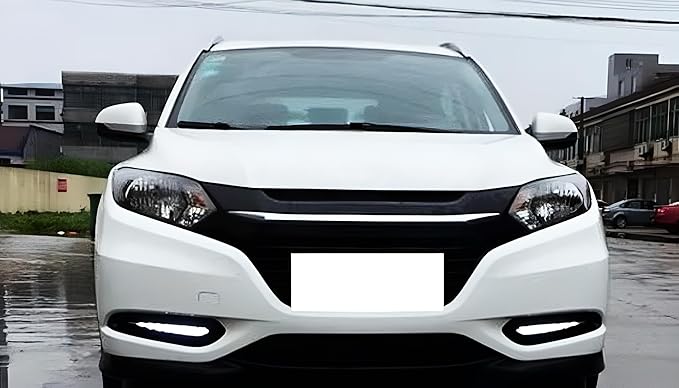 iJDMTOY Lower Bumper Switchback LED Daytime Running Lamp Assy Compatible With 2016-22 Honda HR-V, White DRL w/Amber Turn Signal Flash Feature