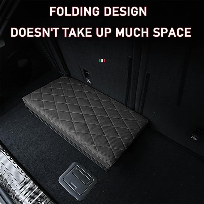 Seat Aisle Storage Box for Ford Explorer 6-Passenger Models – Organizer Rear Seats Passage – Foldable, Easy Installation, for Ford Explorer ST XLT Accessories 2020 to 2025 (Black)