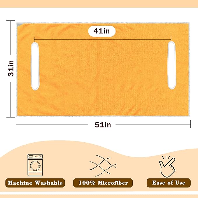 YOKYHOM Golf Cart Seat Covers for 2/4-Seater, Microfiber Seat Towel Blanket, Keeps Seats Cool, Clean & Comfortable, Fits EZGO, Club Car, Yamaha, 51"x31"