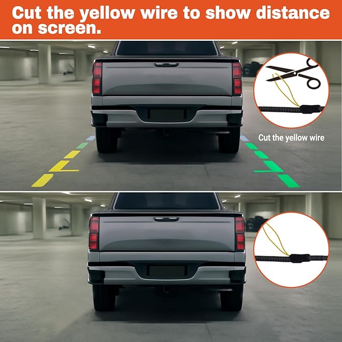 Tailgate Handle Backup Camera Compatible with 2007-2013 Toyota Tundra, Tailgate Latch Door Handle with Rear View Reverse Camera RCA Connector Backup Kit Replaces# 81214, 690900C051, 69090-0C051