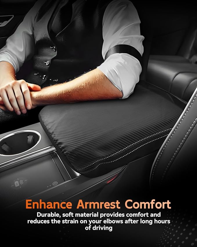 CDEFG for Acura MDX 2022-2025 Center Console Cover Armrest Box Cover for MDX (A-Spec, Type S) 2022 2023 2024 2025 Accessories Console Arm Rest Protector