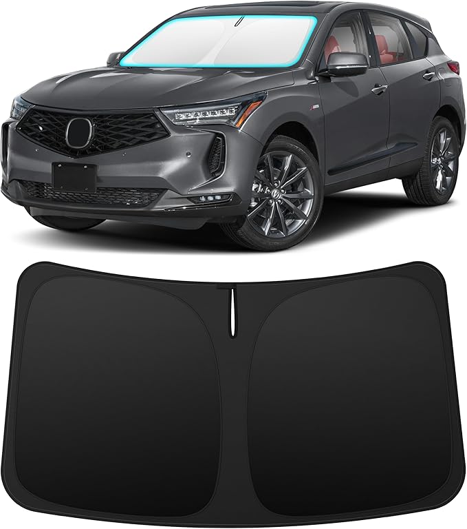 INSAUTO Custom Fit Windshield Sun Shade Accessories for Acura RDX 2019-2026, Foldable Front Window Sunshade, UV & Heat Reflector, Keeps Interior Cool, Includes Storage Bag
