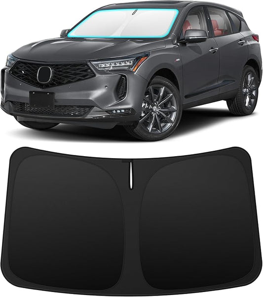 INSAUTO Custom Fit Windshield Sun Shade Accessories for Acura RDX 2019-2026, Foldable Front Window Sunshade, UV & Heat Reflector, Keeps Interior Cool, Includes Storage Bag