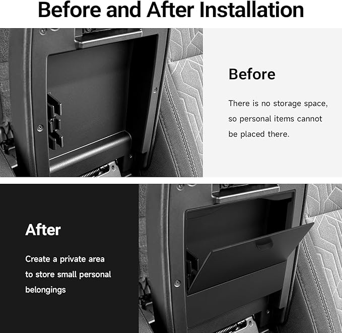 YOJOJOCO Center Console Hidden Box Organizer Compatible with Toyota 2016-2020 2021 2022 2023 Tacoma Accessories ABS Material Secret Compartment
